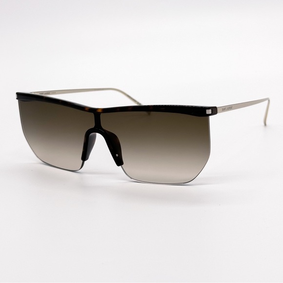 NEW SAINT LAURENT SL 519 MASK 003 BROWN GRADIENT WOMEN SL519 003 SUNGLASSES - Picture 3 of 11